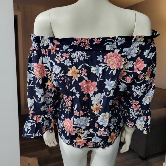 DATURA - Open shoulder floral print vintage style. - Picture 6 of 8